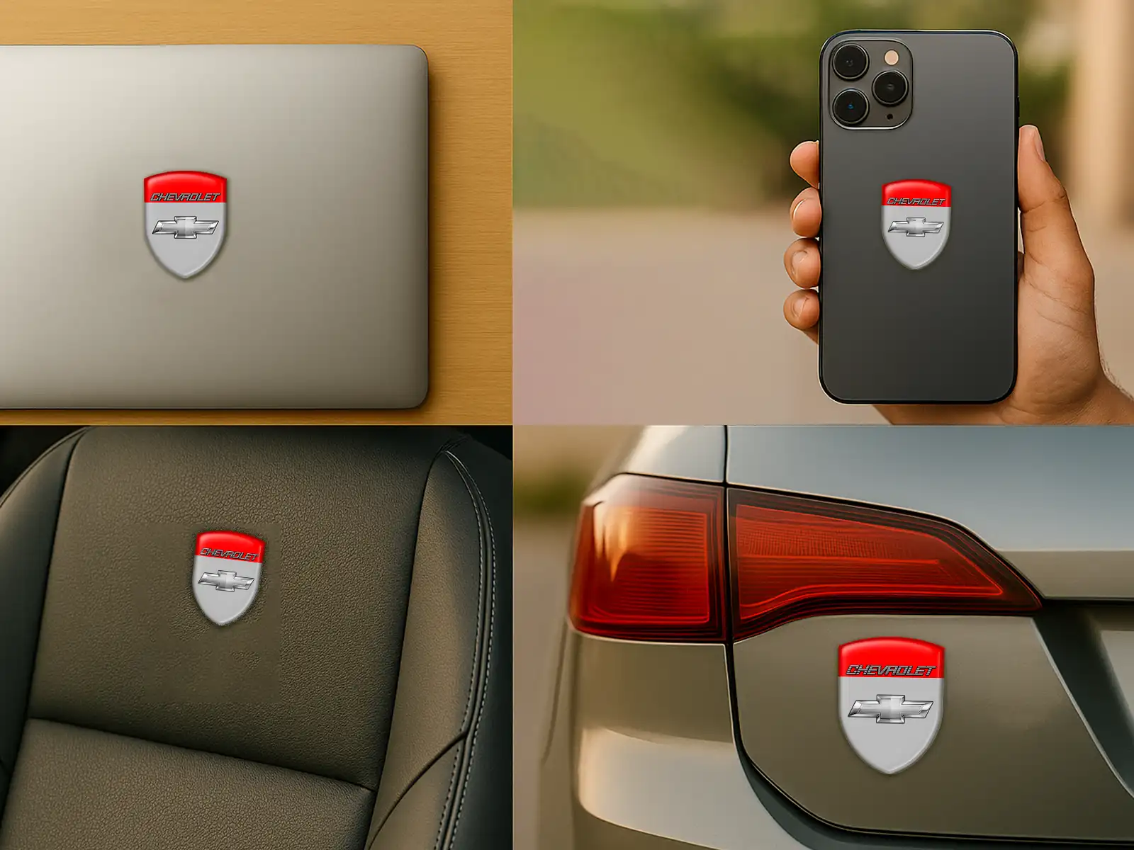 Chevrolet Adesivo in Silicone Resistente Alta Qualità Professionale